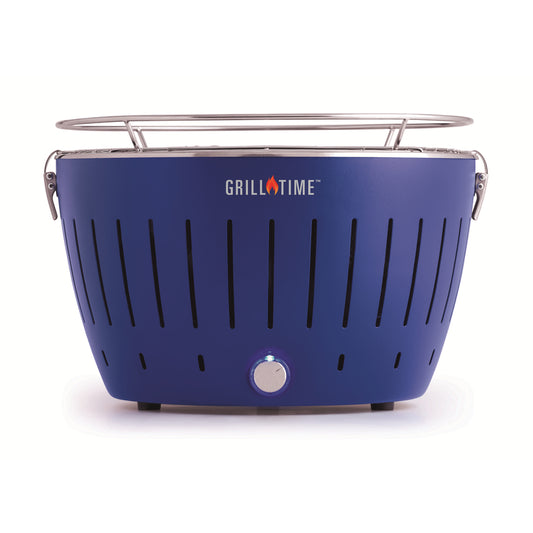 Grill Time 12.5 in. Tailgater GT Charcoal Grill Blue