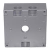 Sigma Electric New Work 31 cu in Square Die-Cast Metal 2 gang Weatherproof Box Gray