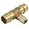 Apollo PEX-A 3/4 in. Expansion PEX in to T X 3/4 in. D Barb  Brass Reducing Tee (Pack of 25)