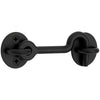 National Hardware Matte Black Steel Hook and Eye Closure 1 pc