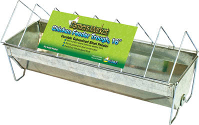 Chicken Feeder Trough Metal - Open Box