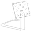 Black Metal Pallet Sign Holder 7 in. H X 11 in. W - Open Box