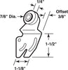Prime-Line 7/8 in. D X 1/4 in. L Mill Nylon/Steel Roller Assembly 2 pk