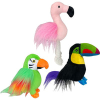 Multipet Margaritaville Birds Plush Dog Toys