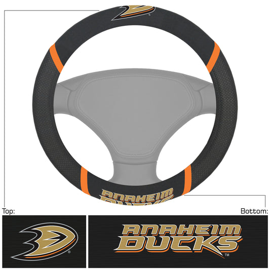 NHL - Anaheim Ducks Embroidered Steering Wheel Cover