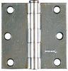 National Hardware 3 in. L Zinc-Plated Broad Hinge 2 pk