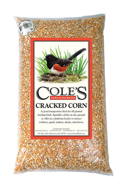 Cole's Assorted Species Cracked Corn Wild Bird Food 10 lb