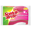 Scotch-Brite Delicate Care Delicate, Light Duty Sponge 4.4 in. L 3 pk