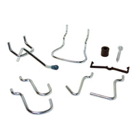 Crawford Silver Steel Peg Hooks 32 pk