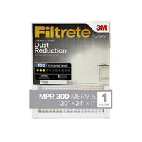 Filtrete 20 in. W X 24 in. H X 1 in. 300 MPR Pleated Filter Dust (Pack of 4)