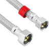 Lasco 1/2 in. Compression X 1/2 in. D FIP 48 in. Braided Stainless Steel Faucet Supply Line