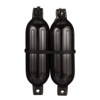 Seachoice Twin Eye Black Vinyl Boat Fender