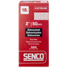 Senco 2 in. 18 Ga. Straight Strip Galvanized Brad Nails 5000 pk