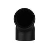 Charlotte Pipe 2 in. Hub X 2 in. D Hub ABS 90 Degree Elbow