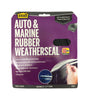 M-D Black Rubber Weatherstrip For Auto and Marine 17 ft. L X 5/16 in.