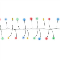 Celebrations Platinum LED Micro Dot/Fairy Multicolored 250 ct String Christmas Lights 10 ft.