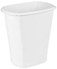 Sterilite 10538006 10 Gallon White Open Waste Basket (Pack of 6)