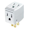 Leviton Grounded 3 outlets Cube Tap 1 pk - Deal of The Week