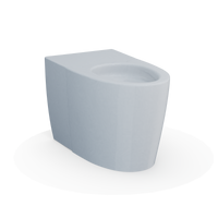 NEOREST® Dual Flush 1.0 or 0.8 GPF Elongated Toilet Bowl for AS, Cotton White - CT8551CUMFG#01