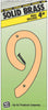 Hy-Ko 4 in. Brass Gold 9 Number Nail-On (Pack of 10)