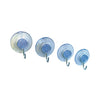 Crawford Small Plastic Suction Cup Hook 4 (Pack of 12).