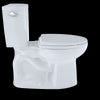 TOTO® Entrada™ Two-Piece Elongated 1.28 GPF Universal Height Toilet, Cotton White - CST244EF#01