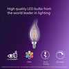 Philips BA11 E12 (Candelabra) LED Bulb Soft White 60 Watt Equivalence 3 pk - Open Box