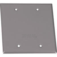 Sigma Electric Square Stamped Steel 2 gang 4.49 in. H X 4.49 in. W Flat Box Cover