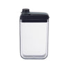 Houdini 7.25 oz Black/Clear Plastic/Silicone Flask