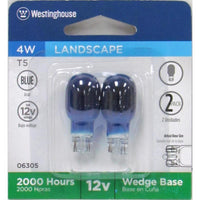 Westinghouse 4 W T5 Specialty Incandescent Bulb Wedge Blue 2 pk - Deal of The Week