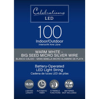 Celebrations LED Micro Dot/Fairy Clear/Warm White 100 ct String Christmas Lights 16.5 ft. - Deal of The Week