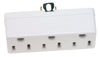 Leviton Grounded 3 outlets Outlet Adapter 1 pk