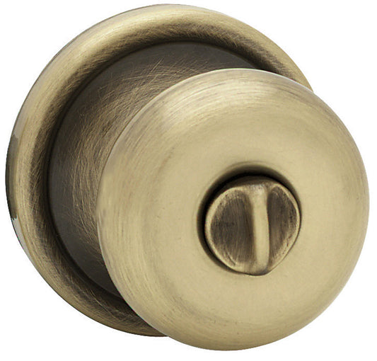 Kwikset Juno Antique Brass Privacy Lockset 1-3/4 in.
