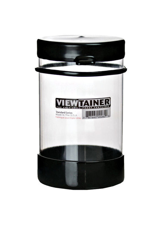 Viewtainer 4 in. L x 4 in. W x 6 in. H Tethered Top Container Plastic Black (Pack of 6)