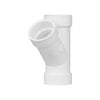 Charlotte Pipe Schedule 40 1-1/2 in. Hub X 1-1/2 in. D Hub PVC Wye 1 pk