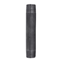 BK Products 3/4 in. MPT x 5-1/2 in. L Black Steel Nipple (Pack of 5)