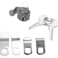 Prime-Line Nickel Steel Counter Clockwise Mailbox Lock - Open Box