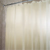 iDesign 72 in. H X 72 in. W Sand Solid Shower Curtain Vinyl