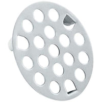 PlumbCraft 1-7/8 in. D Chrome Stainless Steel Drain Strainer Silver