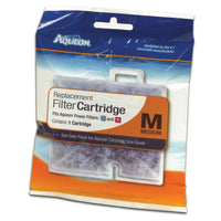 Aqueon Replacement Filter Cartridge Medium for QuietFlow 10 and Aqueon Power Filters, Dual-Sided Dense Floss with Activated Carbon 1 pk