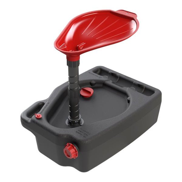 Bandeja de drenaje rectangular Hopkins FloTool de plástico, 13 qt - Caja abierta
