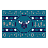 NBA - Charlotte Hornets Holiday Sweater Rug - 19in. x 30in.