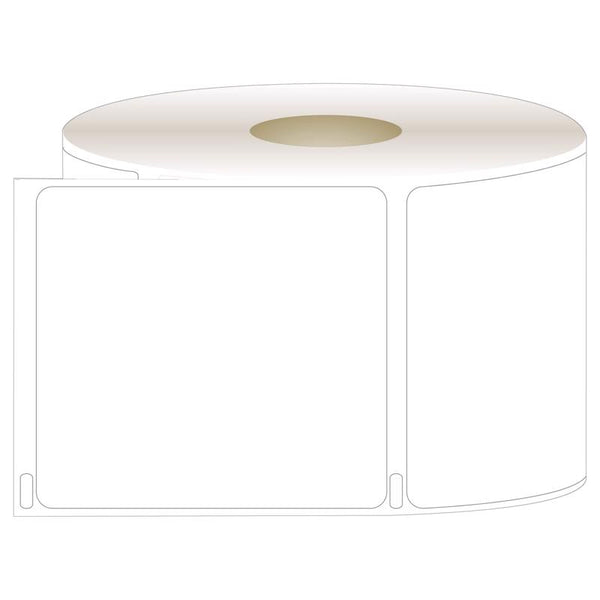 Etiquetas adhesivas blancas para contenedores, impresas para pintura, en rollo, 0 cada una