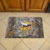 NFL - Minnesota Vikings Camo Rubber Scraper Door Mat