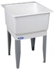 Mustee Utilatub 23 in. W X 25 in. D Single Polypropylene Laundry Tub - Open Box
