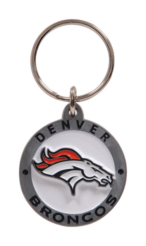 Hillman NFL Metal Red/White Key Chain (Pack of 3).