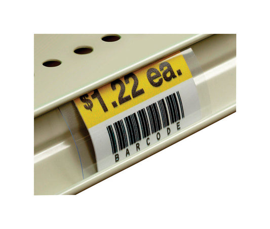 Kinter Plastic Scan Label Holder 0.001 in. H X 1.25 in. W