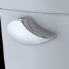 TOTO® Entrada™ Two-Piece Elongated 1.28 GPF Universal Height Toilet, Cotton White - CST244EF#01
