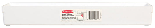 Rubbermaid 2 in. H x 6 in. W x 15 in. L White Plastic Drawer Organizer (Pack of 6)