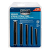 Century Drill & Tool Carbon Steel Square Screw Extractor Set 5 pc